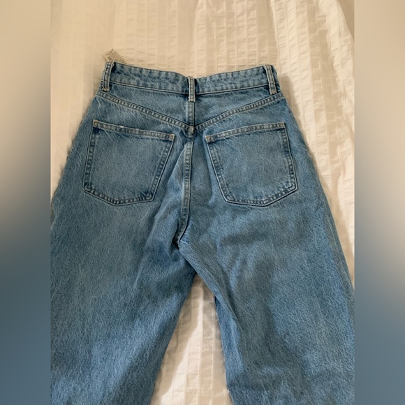 BLUE RIPPED ZARA JEANS - Picture 3 of 4